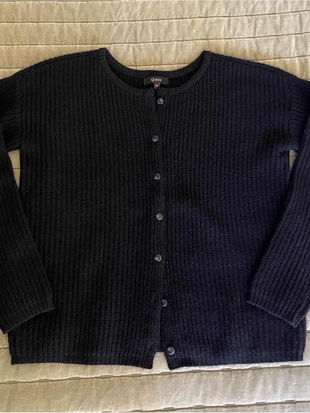 Quince Yak Rib Crew Cardigan
